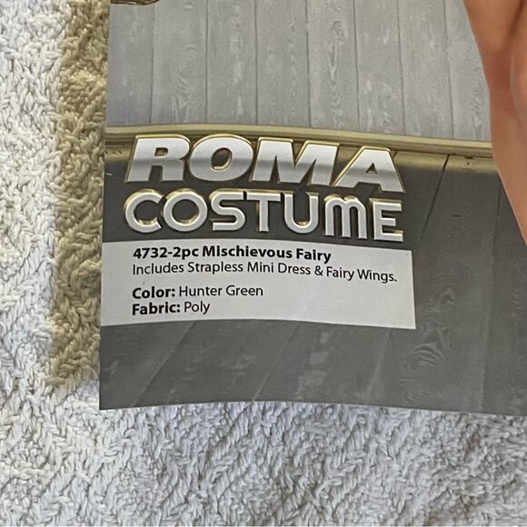 NEW Roma Mischievious Fairy Tinkerbell Costume Size Small - Picture 5 of 10